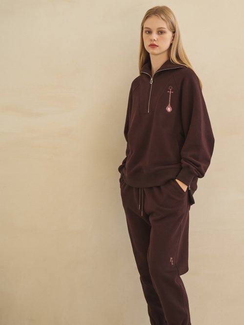 Свитшот Moriai на тройной молнии (Brown)