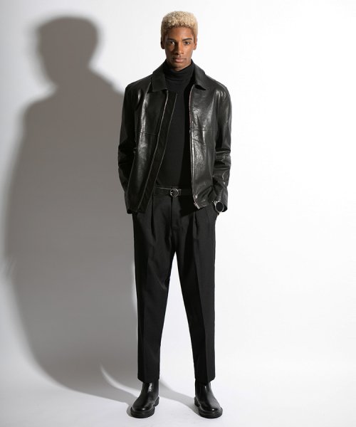 Брюки Elegant с двумя складками (BLACK)