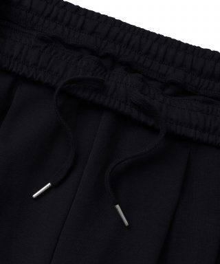 MUSINSA STANDARD WOMAN ウィメンズ ダブルニットツータック ワイドラウンジスウェットパンツ [ブラック] 画像 5