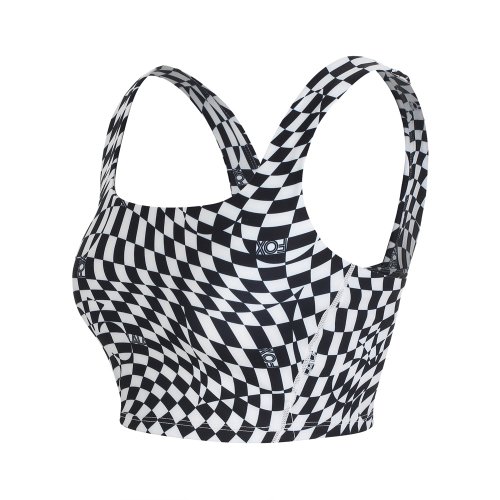 CHECKERBOARD BRA TOP BN3BR007
