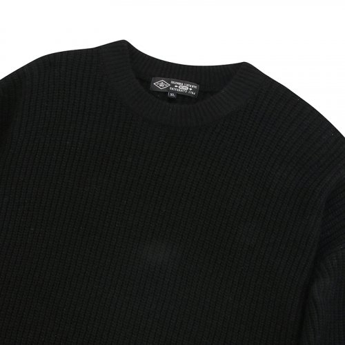 Оверсайз свитер 1754 CROWN OVERFIT ROUND SWEATHER Black