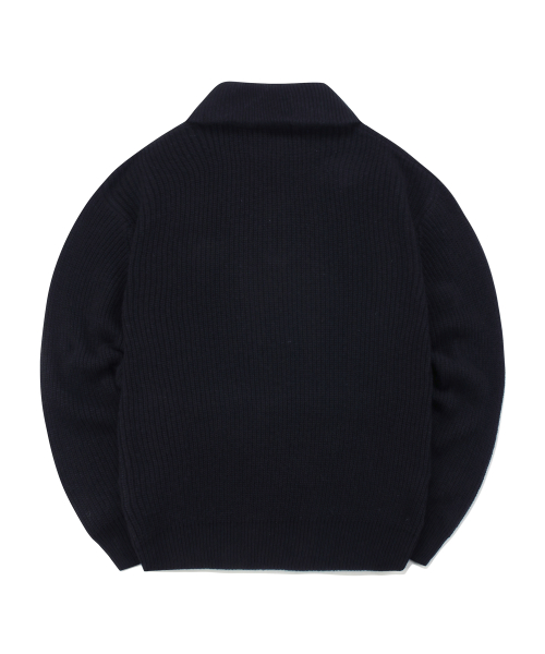 Оверсайз анорак 1754 CROWN HALF ZIP-UP SWEATHER (Crown Navy)
