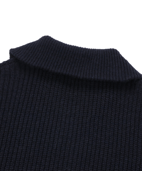 Оверсайз анорак 1754 CROWN HALF ZIP-UP SWEATHER (Crown Navy)