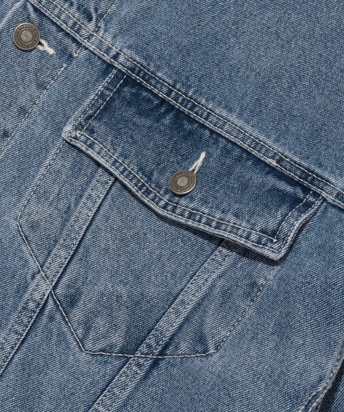 Джинсовка с винтажной варкой (Light Blue)