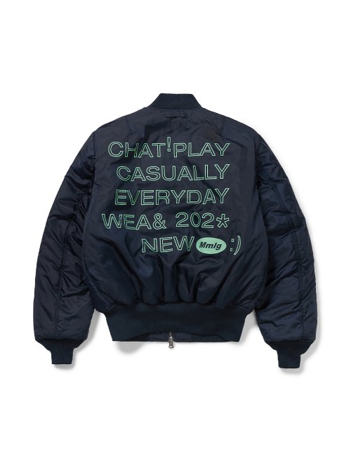 [Mmlg] MMLG ALPHAINDUSTRIES MA-1 JACKET (HERITAGE) (REPLICA BLUE)