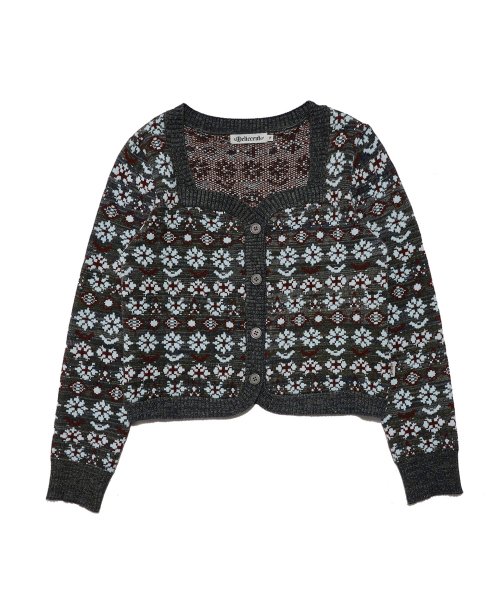 Фактурный объемный кардиган [NAVY]