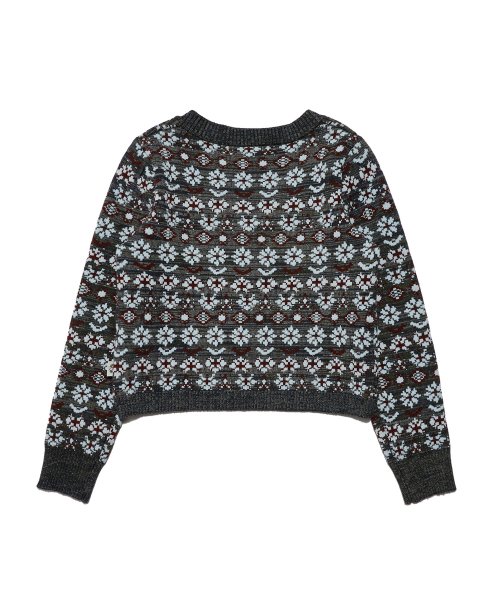 Фактурный объемный кардиган [NAVY]