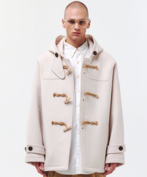 限定 クーポン10% ORDINAIREMENT Duffel Half Coat（IVORY） - 通販