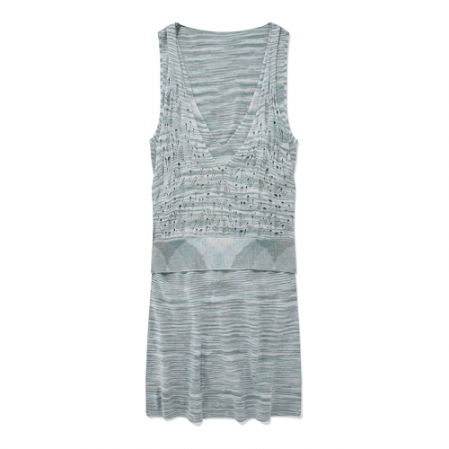 MUSINSA | KIRSH kirsh Dyed Layered Dress [Gray]