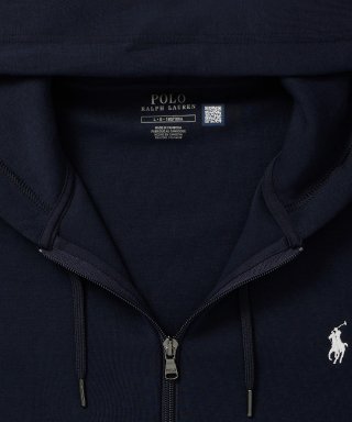 POLO RALPH LAUREN ポロ・ラルフ・ローレン ダブルニットフルジッパーフーディ - ネイビー 画像 8