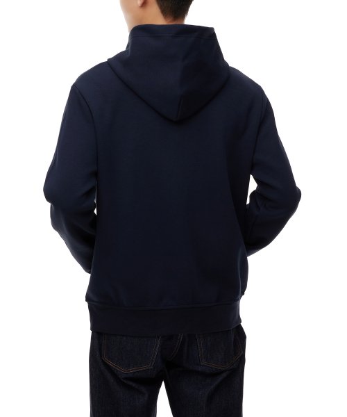 POLO RALPH LAUREN ポロ・ラルフ・ローレン ダブルニットフルジッパーフーディ - ネイビー 画像 6
