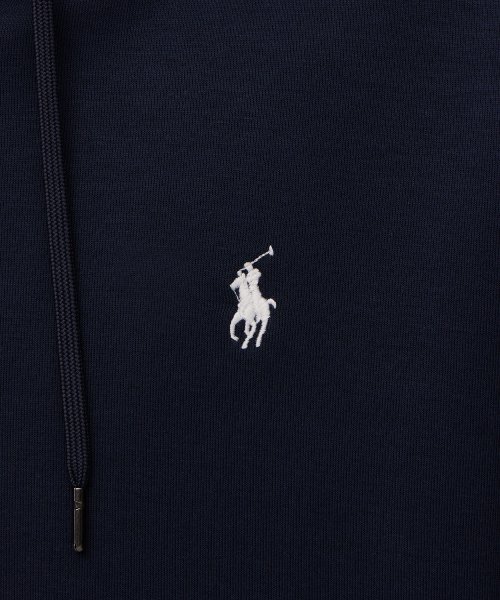 POLO RALPH LAUREN ポロ・ラルフ・ローレン ダブルニットフルジッパーフーディ - ネイビー 画像 11