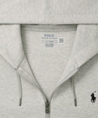 POLO RALPH LAUREN ポロ・ラルフ・ローレン ダブルニットフルジッパーフーディ - グレー 画像 11