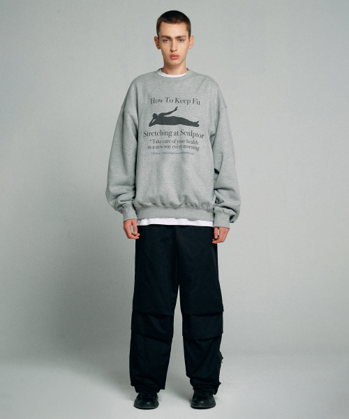 Keep Health Sweatshirt Melange Gray