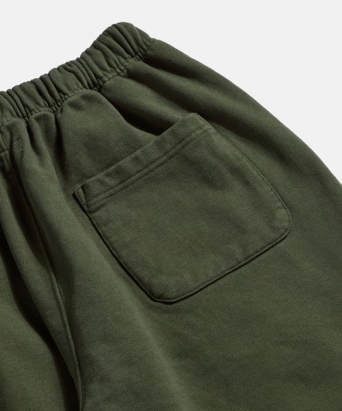 MUSINSA  ESPIONAGE Standard Logo Heavy Weight Sweat Pants Moss Green