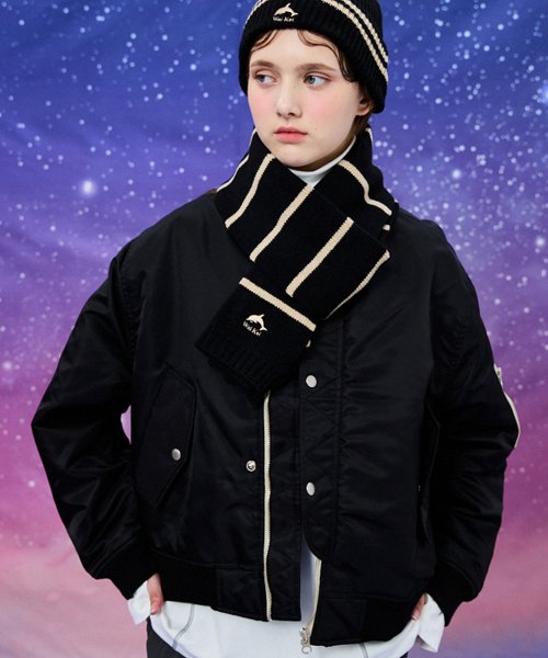 Короткий бомбер MA-1 Utility Black