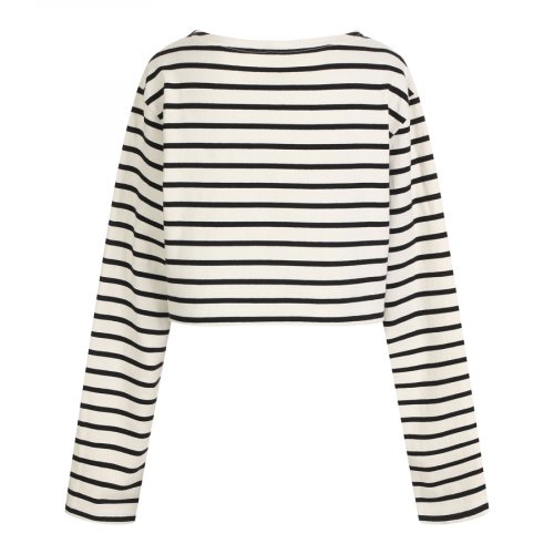STRIPED CROPPED T-SHIRT BN4CL002