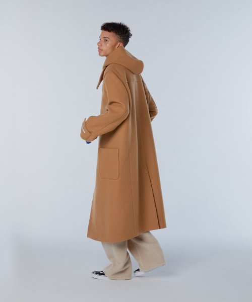 MUSINSA | INSTANTFUNK Ms Wool Duffle Long Coat - Camel