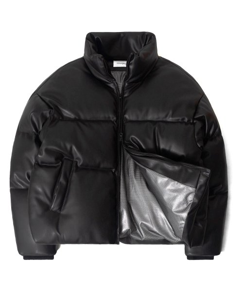 TL Synthetic Leather Duck Down Short Padding (чёрный)