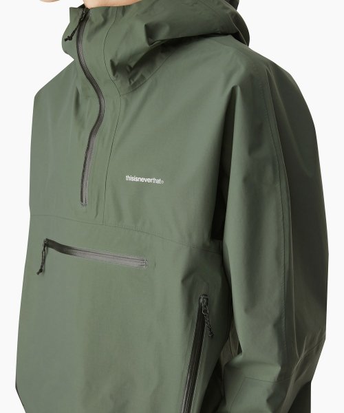 MUSINSA | thisisneverthat® GORE-TEX Paclite Pullover Olive Drab