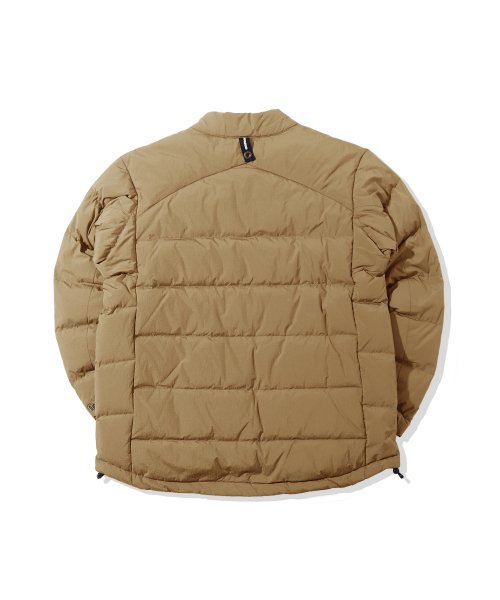 Короткий пуховик-пуффер Grid RDS Beige