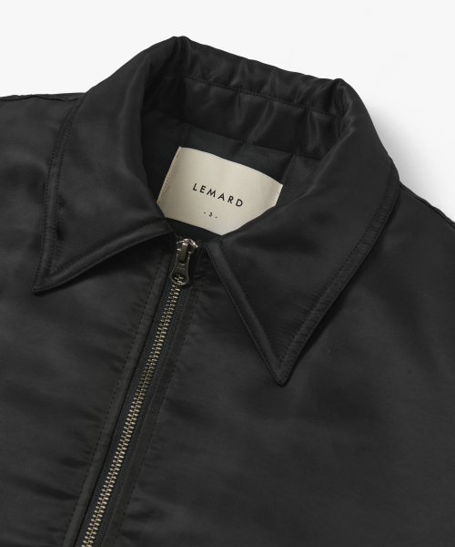 MUSINSA | LEMARD MA-1 Short Jacket - Black