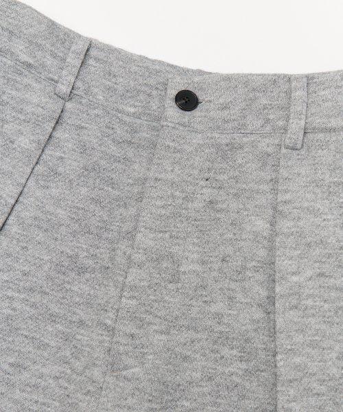 Брюки double knit на резинке с защипом - Grey