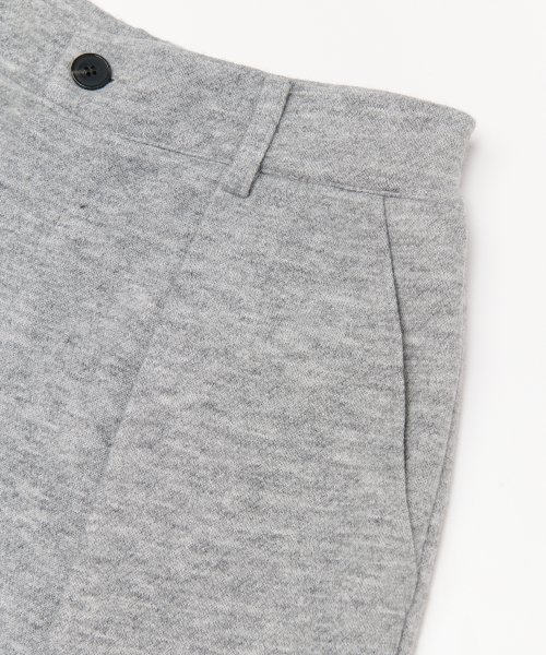 Брюки double knit на резинке с защипом - Grey