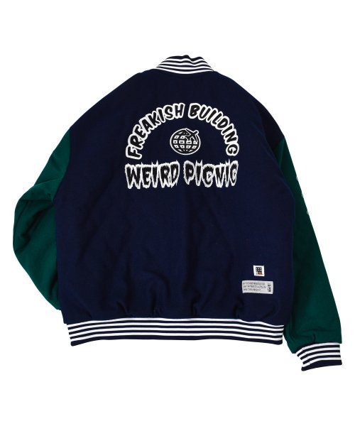 Supreme Lacoste Wool Varsity Jacket Navy