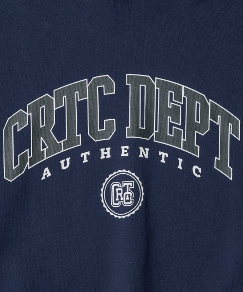 College Logo Hoodie Dark Navy