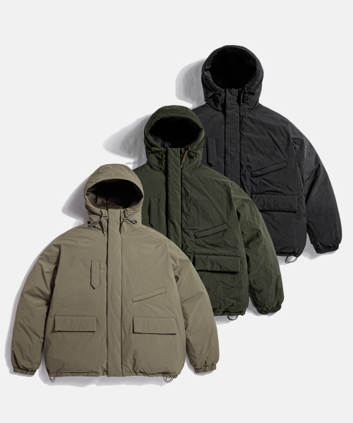 Dyer Hooded Down Parka Dark Green