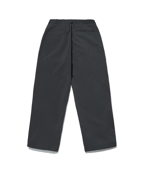 Широкие брюки NDA90 из нейлона с начесом (Black)