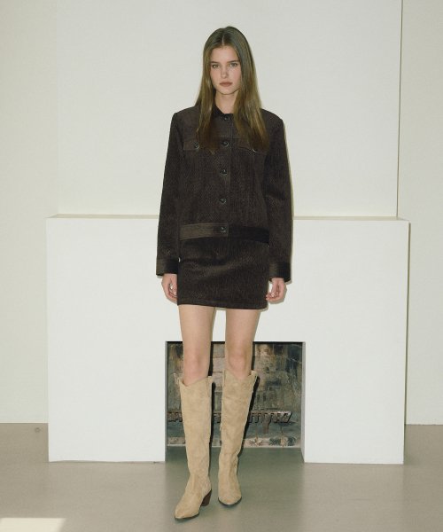 Corduroy Куртка Коричневый