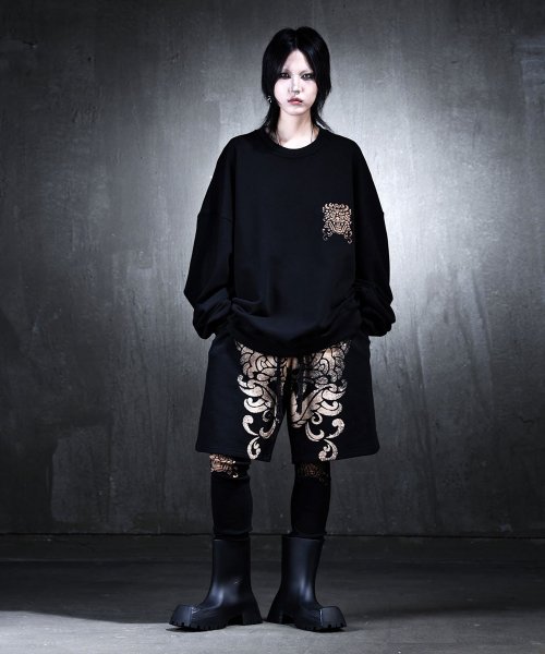 Легинсы Center Bleach Layered