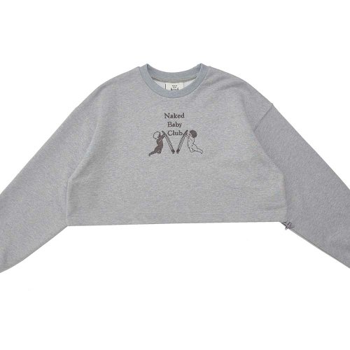 Детский свитшот из переработанного пластика (Gray)