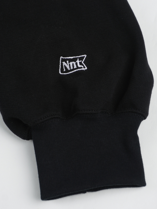 N LOGO HALF ZIP-UP SWEATSHIRTS ЧЁРНЫЙ
