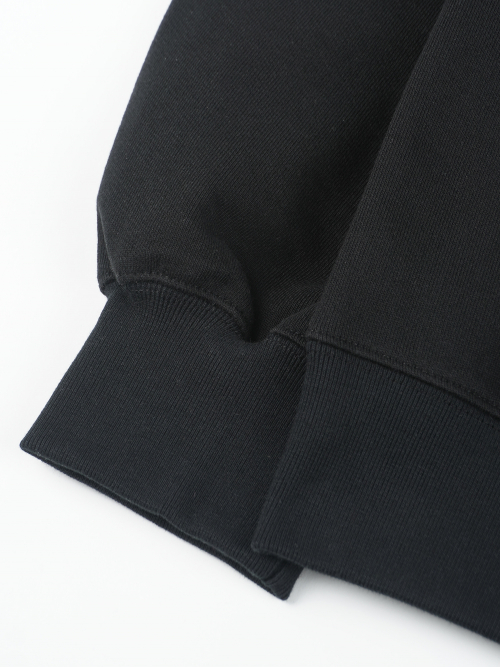 N LOGO HALF ZIP-UP SWEATSHIRTS ЧЁРНЫЙ