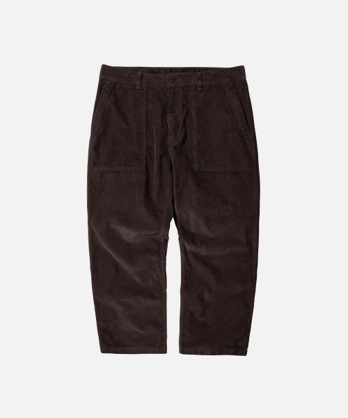 프리즘웍스(FRIZMWORKS) CORDUROY WIDE FATIGUE PANTS _ CHOCOLATE - 사이즈 & 후기 | 무신사