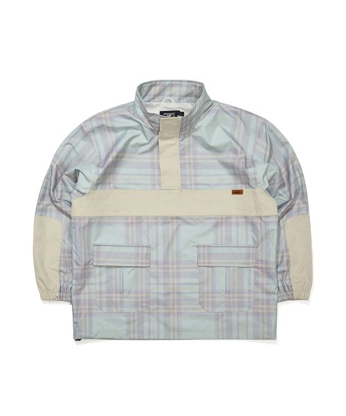 MUSINSA | BSRABBIT RTR Anorak Jacket Pastel Purple Check