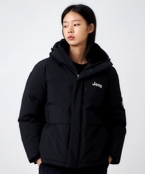 지프(JEEP) Iconic Hood Down Jumper (JN4JPU401BK) - 사이즈 & 후기