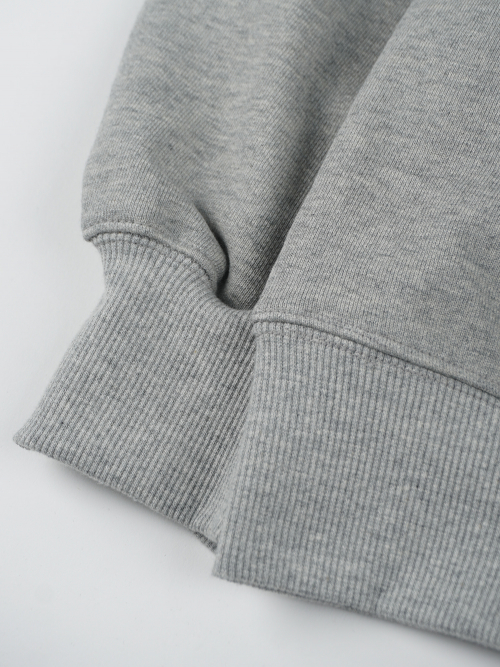 ARCH LOGO HALF ZIP-UP SWEATSHIRTS СЕРЫЙ