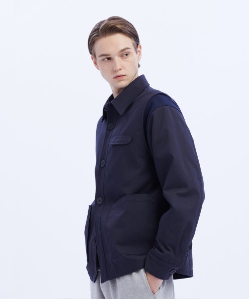 Рубашка-куртка varsity hunter navy