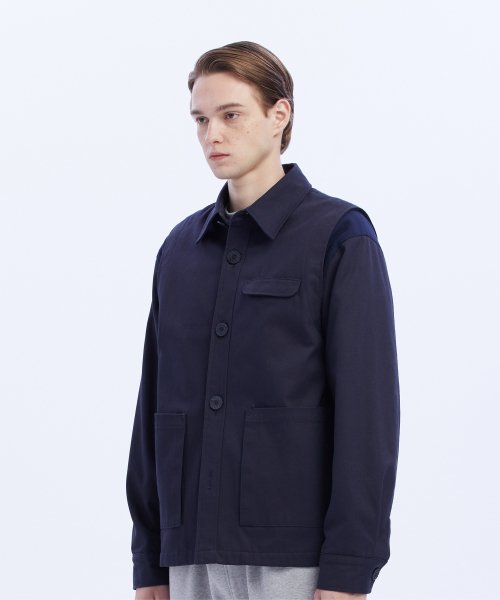 Рубашка-куртка varsity hunter navy