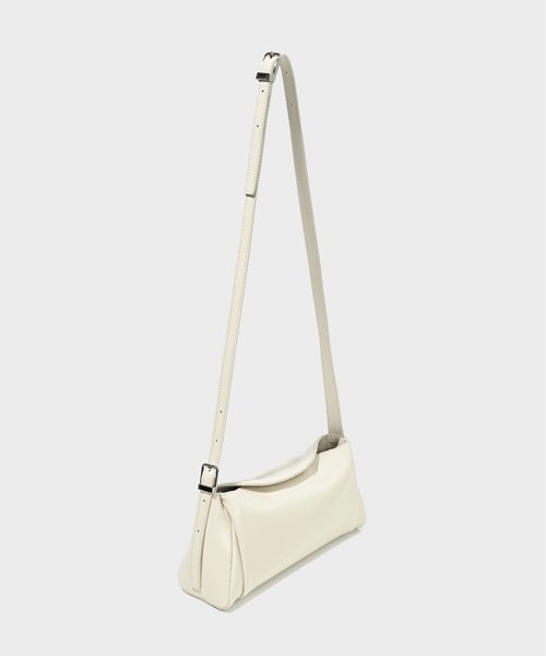 MUSINSA | DEMAKER Bicorn shoulder bag-ivory