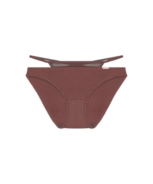 [FATIARA] LAYERED PANTIES - КОРИЧНЕВЫЙ