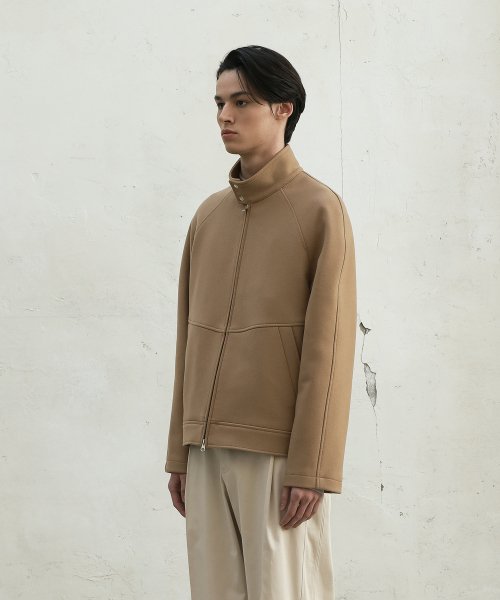 BELLANDI шерстяной харрингтон-жакет (Beige)