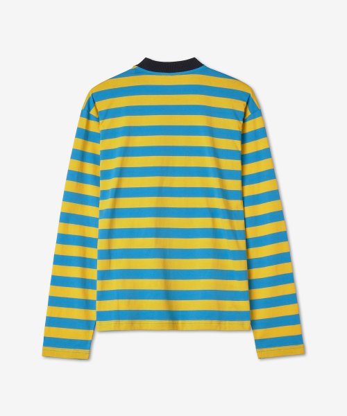 Лонгслив Classic Big Logo Embroidered - Yellow:Blue / MRTWXJER025COT002YB900