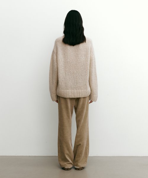 Bootscut banding training pants [BEIGE]