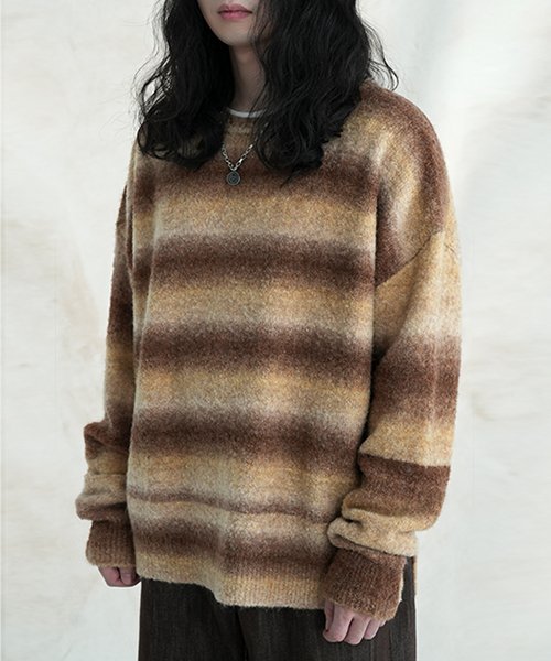 MUSINSA | AVANDRESS Wool Gradation Loose Fit Knit - 3COL