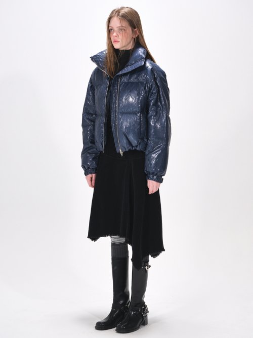 String Goose Down Jumper Midnight Blue + warmer